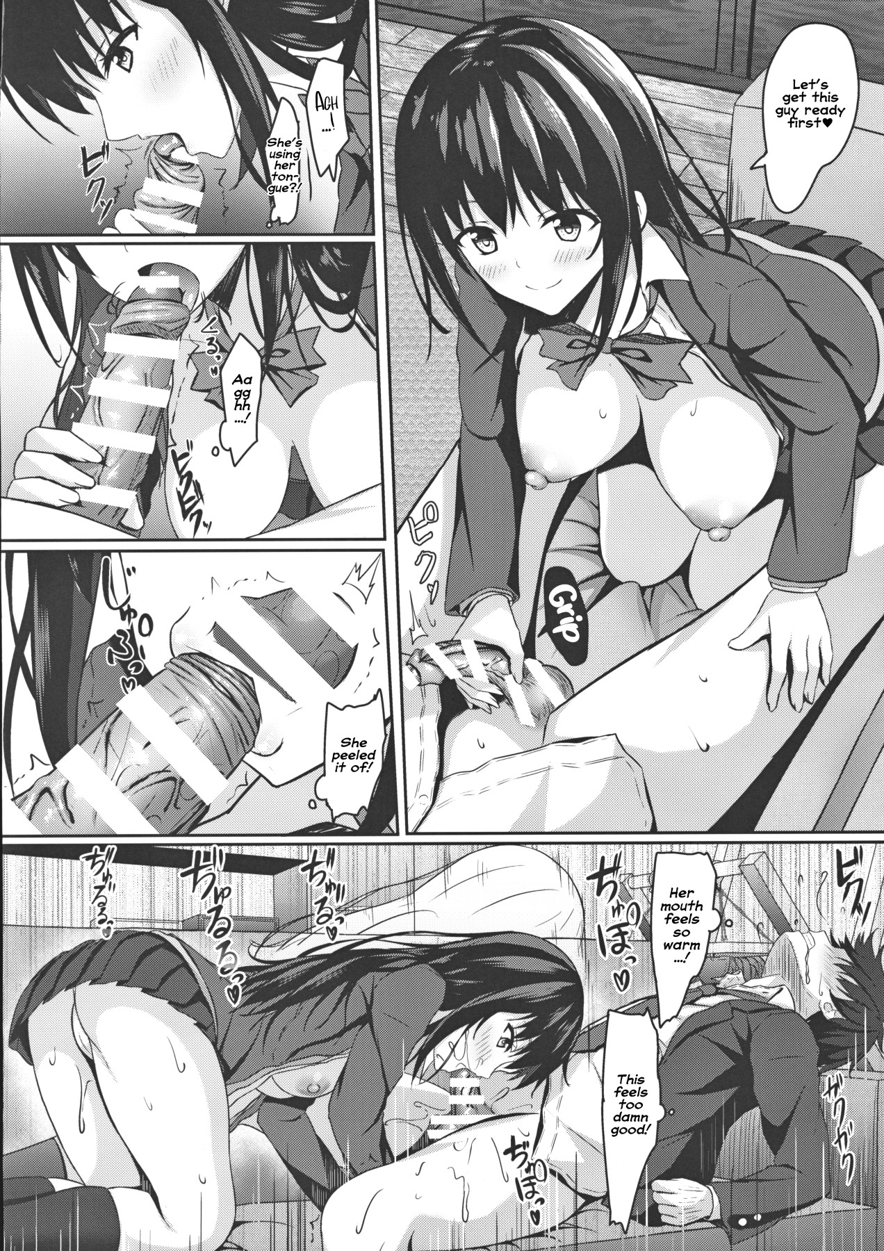 Hentai Manga Comic-First Year Middle Schooler Me And My Girlfriend Schoolgirl's Big Sister-Read-11